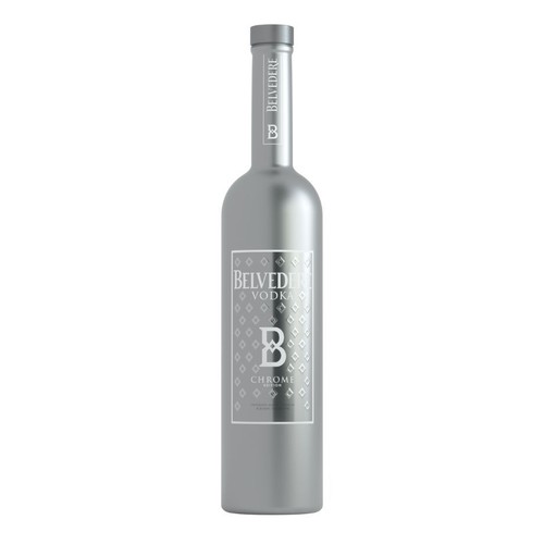 Wódka czysta premium Chrome Edition Luminous alk. 40,0% obj. Belvedere 700 ml