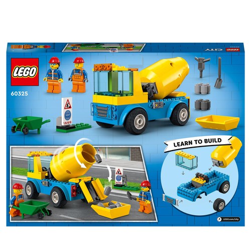 City Ciężarówka z betoniarką 60325 LEGO 1 sztuka