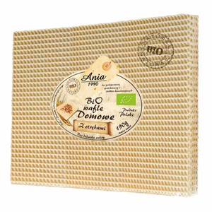 BIO Wafle z otrębami bez cukru Ania 190 g
