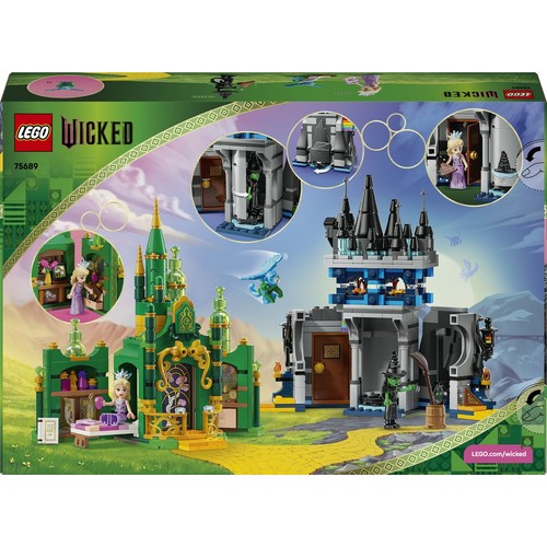 Zabawka konstrukcyjna Wicked Emerald City i Kiamo Ko Castle 75689 LEGO 1 sztuka