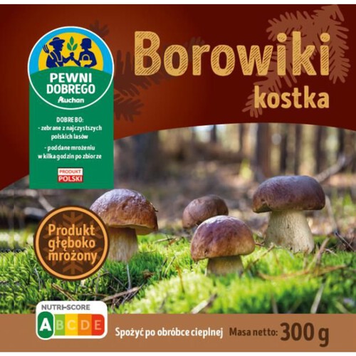 Borowik kostka Pewni Dobrego 300 g