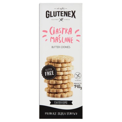 Ciastka maślane bezglutenowe GLUTENEX 140 g