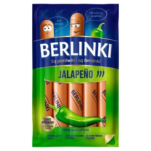 Parówki Jalapeno Berlinki 250 g