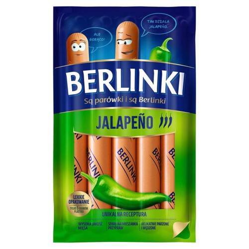 Parówki Jalapeno Berlinki 250 g