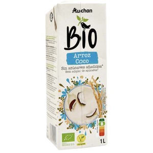 BIO Napój ryżowy o smaku kokosowym Auchan 1 l