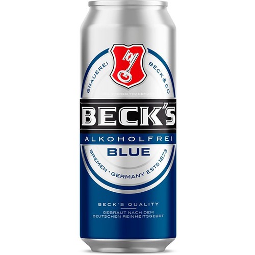 Piwo bezalkoholowe Blue alk. 0% obj. Beck's 500 ml