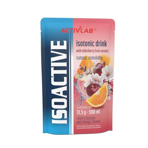 Suplement diety Isoactive Smak kwiatu wiśni z pomarańczą Activlab 31,5 g