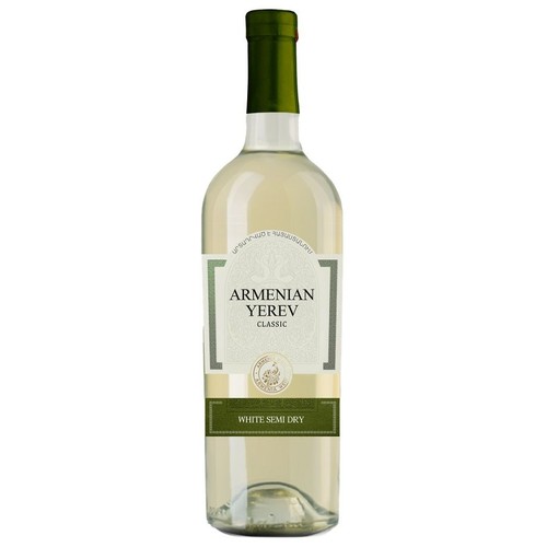 Wino ormiańskie białe półwytrawne alk. 12,0% obj. Armenian Yarev 750 ml