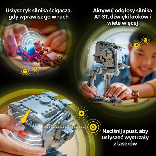 Star Wars™ SMART Play™: Atak AT-ST™ na Endor 75424 LEGO 1 sztuka