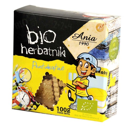 BIO Herbatniki prostokątne Ania 100 g