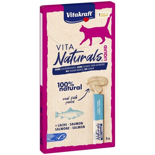 Przysmak dla kotów Vita Naturals z łososiem Vitakraft 5 x 15 g