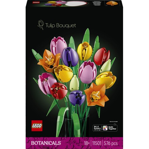 Botanicals Bukiet tulipanów 11501, dekoracja LEGO 1 sztuka
