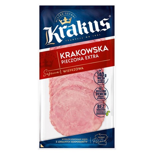 Krakowska sucha z szynki Krakus 80 g