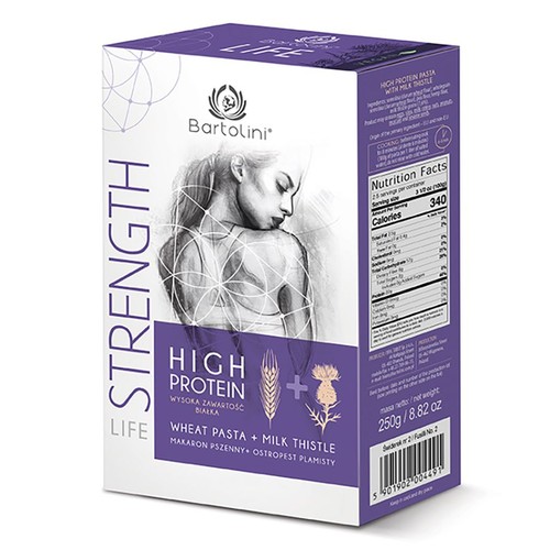 Makaron wysokobiałkowy świderki Life Strength Bartolini 250 g