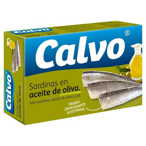 Sardynki w oliwie z oliwek Calvo 120 g