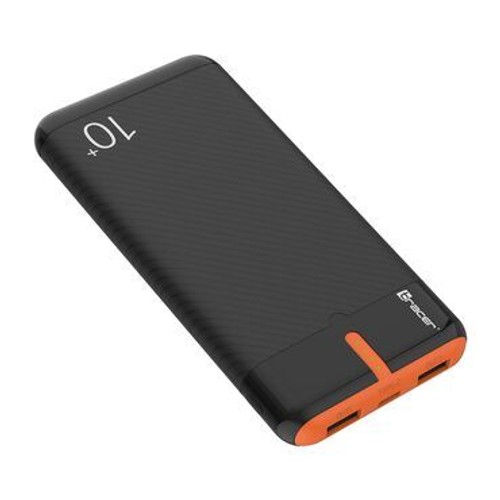Powerbank EnerGo 10000mAh czarno-pomarańczowy Tracer 1 sztuka