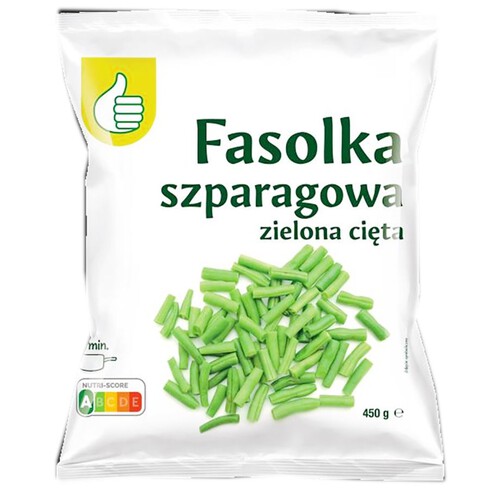 Fasolka szparagowa zielona cięta Auchan 450 g