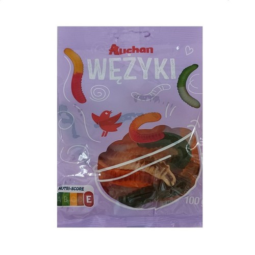 Żelki Wężyki Auchan 100 g