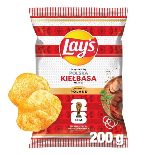 Chipsy ziemniaczane o smaku kiełbasy Lay's 200 g