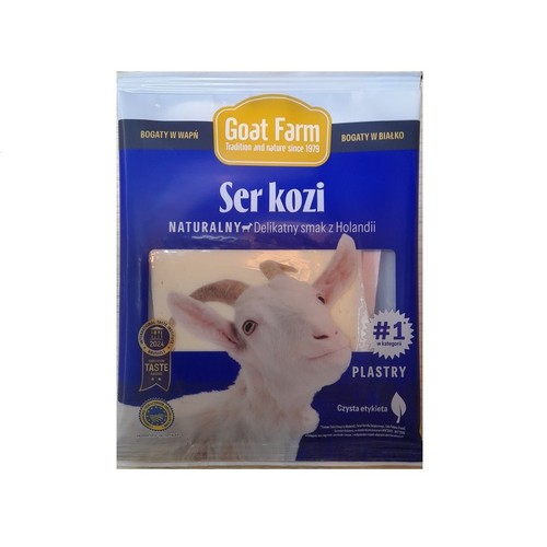 Ser kozi półtwardy w plastrach Goat Farm 100 g