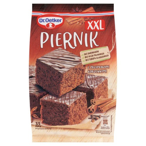 Piernik XXL z przyprawą korzenną i miodem Dr. Oetker 654 g