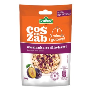 Coś na ząb owsianka ze śliwkami  Kupiec 50 g
