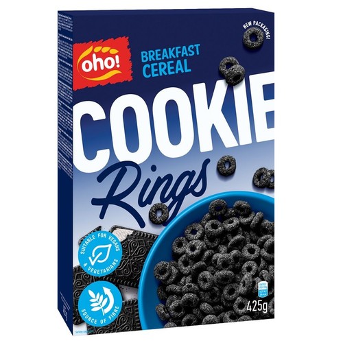 Płatki śniadaniowe ciasteczkowe krążki oho! 425 g
