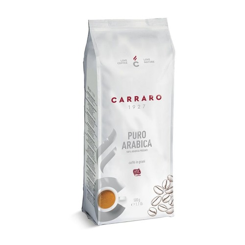 Kawa ziarnista Puro Arabica  CARRARO 500 g