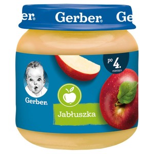 Jabłuszka po 4. miesiącu Gerber 125 g