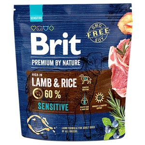Karma sucha dla psów jagnięcina i ryż Brit 1 kg