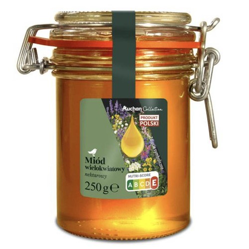 Miód nektarowy wielokwiatowy Auchan Collection  250 g