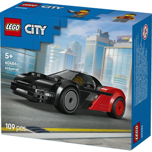 Zestaw City Supersamochód elektryczny 60486, zabawka i minifigurka LEGO 1 sztuka