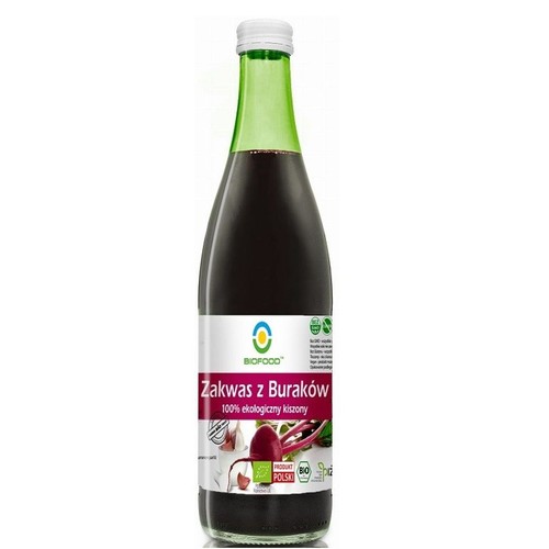 Zakwas z buraków ekologiczny BioFood 500 ml