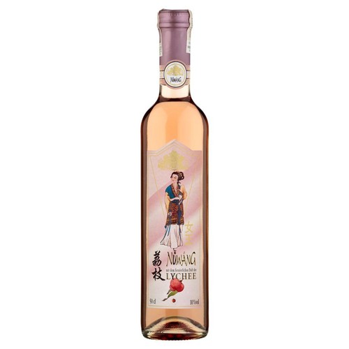 Wino różowe słodkie musujące aromatyzowane Lychee alk. 10,0% obj. Nuwang 500 ml