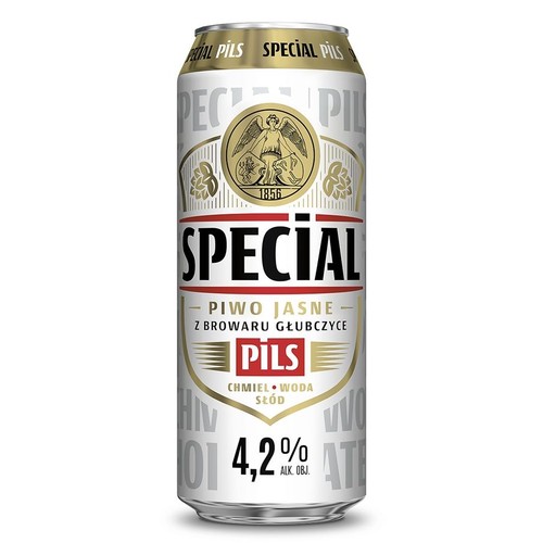 Piwo jasne Pils alk. 4,2% obj. Special 500 ml