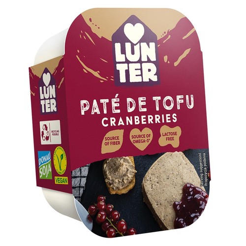 Pasztet wegański z tofu z żurawiną Lunter 150 g
