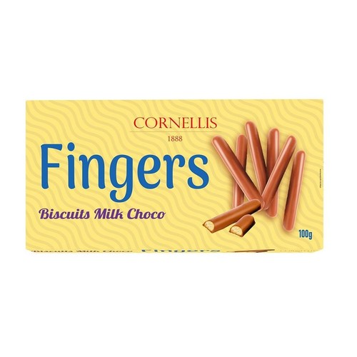 Fingers kruche paluszki w mlecznej czekoladzie Cornellis 100 g