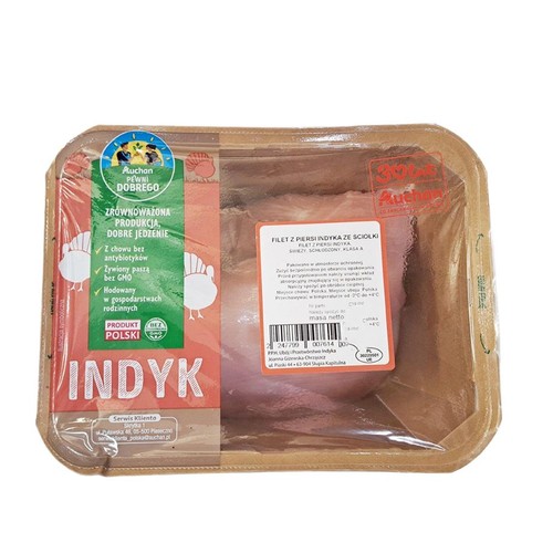 Filet z piersi indyka ze ściółki Pewni Dobrego na wagę ok 560 g