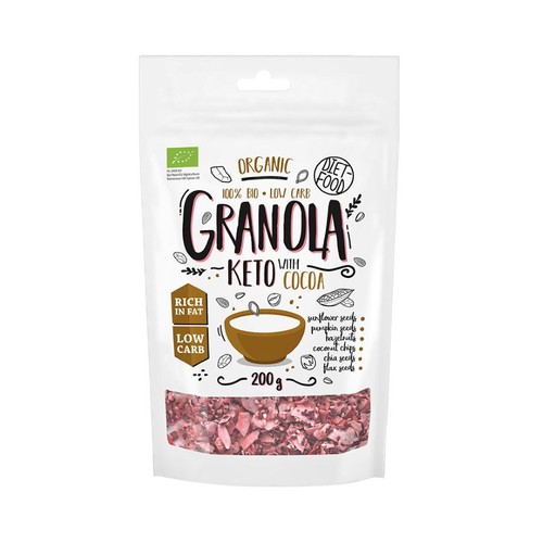BIO Keto granola kakao orzech Diet-Food 200 g