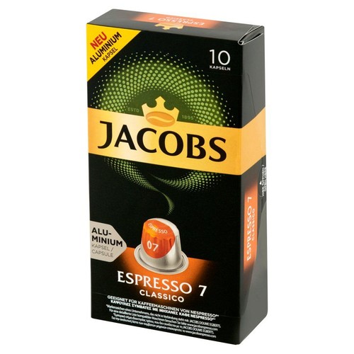 Kawa mielona w kapsułkach espresso classico Jacobs 10 kapsułek