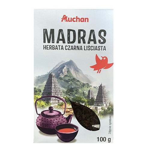 Herbata czarna liściasta Madras Auchan 100 g