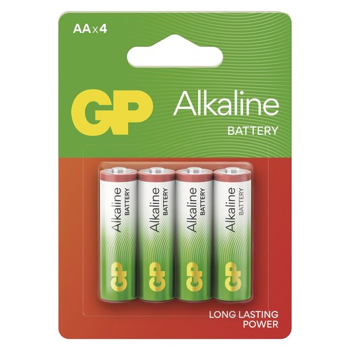 Baterie alkaiczne Red Alkaline AA GP 4 sztuki