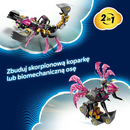DREAMZzz™ Koszmarna skorpionowa koparka 71513, zabawka LEGO 1 sztuka