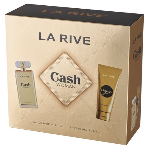 Zestaw Cash Woman woda perfumowana + żel pod prysznic LA RIVE zestaw