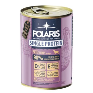 Karma mokra dla psów z indykiem Polaris 400 g