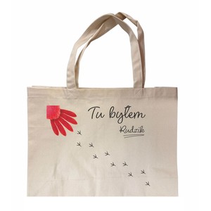 Torba zakupowa bawełniana "Tu byłem" 38 x 42 cm Auchan 1 sztuka Auchan 1 szt.