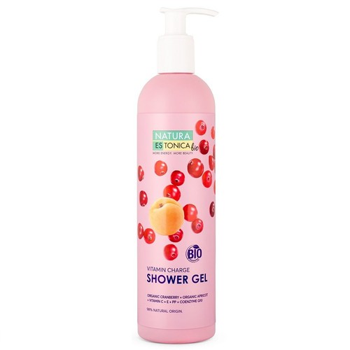 BIO Żel pod prysznic z ekstraktem z żurawiny NATURA ESTONICA 400 ml