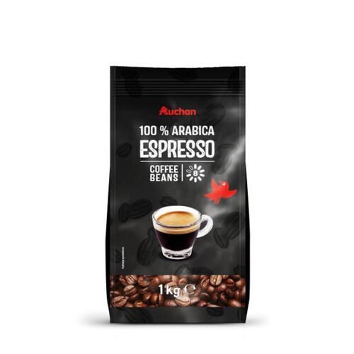 Kawa palona ziarnista Espresso Auchan 1 kg