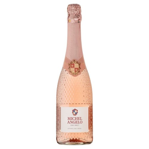 Wino polskie musujące różowe półsłodkie Rose alk. 11,0% obj. Michel Angelo 750 ml