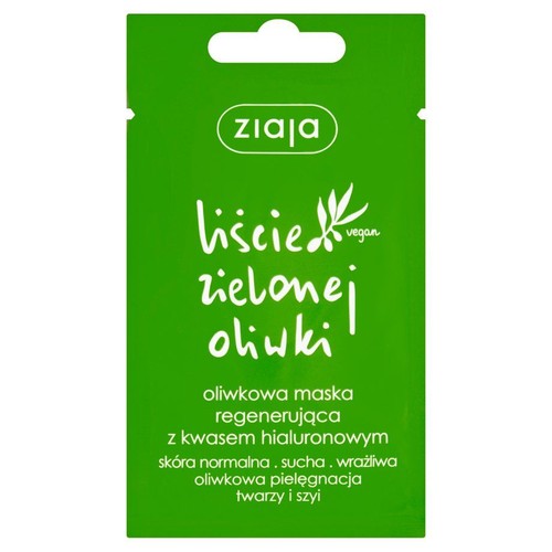 Oliwkowa maska regenerująca z kwasem hialuronowym ZIAJA 1 sztuka